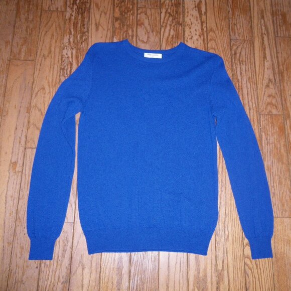 Men's 100% Cashmere Classic Crewneck Sweater - Picture 1 of 2